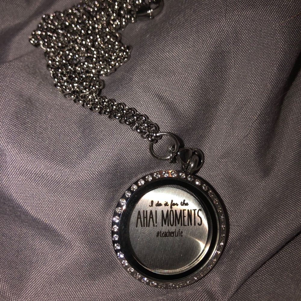 teacher origami owl necklace!!!